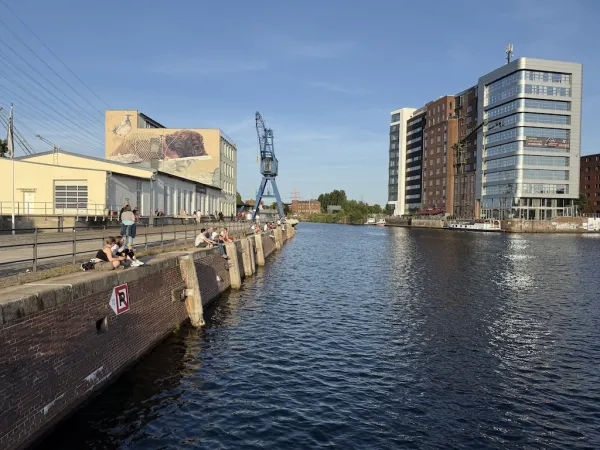 Binnenhafen in Hamburg Harburg